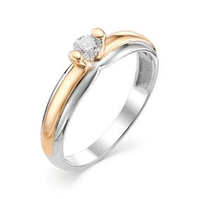 Золотое помолвочное кольцо Мастер Бриллиант с бриллиантом 01M1-106-491 01M1-106-491 фото