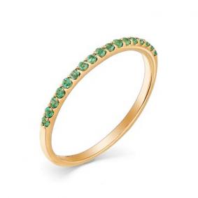 Золотое кольцо Мастер Бриллиант 01M1-106-519/1-01 с изумрудом 01M1-106-519/1-01 фото