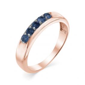 Золотое кольцо Мастер Бриллиант 01M1-106-525-02 с сапфиром 01M1-106-525-02 фото