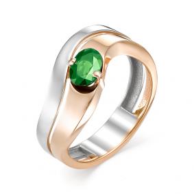 Золотое кольцо Мастер Бриллиант 01M1-106-582-01 с изумрудом 01M1-106-582-01 фото