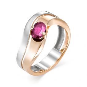 Золотое кольцо Мастер Бриллиант 01M1-106-582-03 с рубином 01M1-106-582-03 фото
