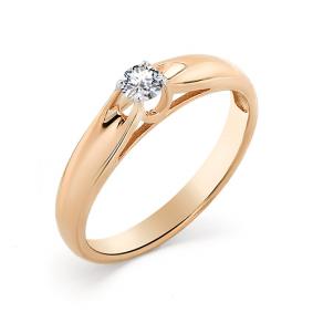 Золотое помолвочное кольцо Мастер Бриллиант с бриллиантом 01M1-106-666 01M1-106-666 фото