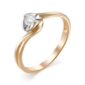 Золотое помолвочное кольцо Мастер Бриллиант с бриллиантом 01M1-106-693 01M1-106-693 фото