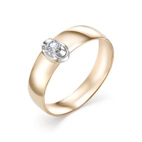 Золотое помолвочное кольцо Мастер Бриллиант с бриллиантом 01M1-106-695 01M1-106-695 фото