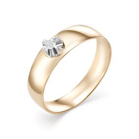 Золотое помолвочное кольцо Мастер Бриллиант с бриллиантом 01M1-106-704 01M1-106-704 фото