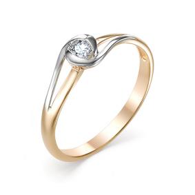 Золотое помолвочное кольцо Мастер Бриллиант с бриллиантом 01M1-106-717 01M1-106-717 фото