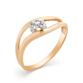 Золотое кольцо Мастер Бриллиант 01M1-106-778/1 с бриллиантом 01M1-106-778/1 фото