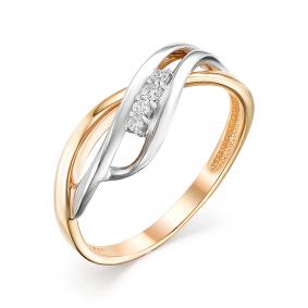 Золотое кольцо Мастер Бриллиант 01M1-106-786/1 с бриллиантом 01M1-106-786/1 фото