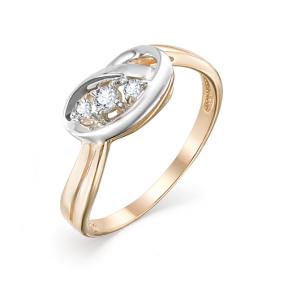 Золотое кольцо Мастер Бриллиант 01M1-106-788 с бриллиантом 01M1-106-788 фото