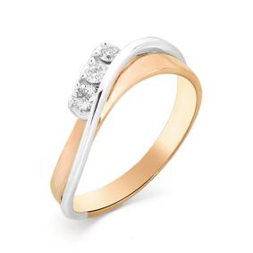 Золотое кольцо Мастер Бриллиант 01M1-106-798 с бриллиантом 01M1-106-798 фото