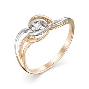 Золотое кольцо Мастер Бриллиант 01M1-106-799 с бриллиантом 01M1-106-799 фото