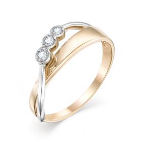 Золотое кольцо Мастер Бриллиант 01M1-106-800 с бриллиантом 01M1-106-800 фото