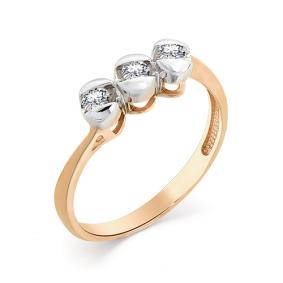 Золотое кольцо Мастер Бриллиант 01M1-106-805/1 с бриллиантом 01M1-106-805/1 фото