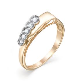 Золотое кольцо Мастер Бриллиант 01M1-106-806 с бриллиантом 01M1-106-806 фото