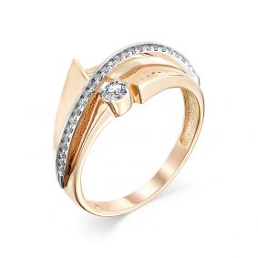 Золотое кольцо Мастер Бриллиант 01M1-106-868 с бриллиантом 01M1-106-868 фото