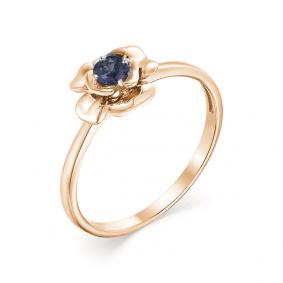 Золотое кольцо Мастер Бриллиант 01M1-106-906-02 с сапфиром 01M1-106-906-02 фото