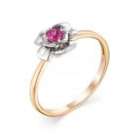 Золотое кольцо Мастер Бриллиант 01M1-106-906-03 с рубином 01M1-106-906-03 фото