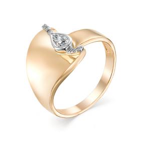 Золотое кольцо Мастер Бриллиант 01M1-106-920 с бриллиантом 01M1-106-920 фото