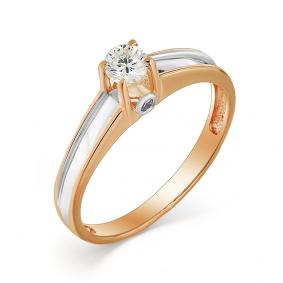 Золотое кольцо Мастер Бриллиант 01M1-106-961 с бриллиантом 01M1-106-961 фото