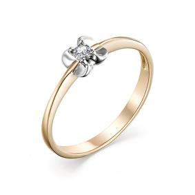 Золотое помолвочное кольцо Мастер Бриллиант с бриллиантом 01M1-106-962 01M1-106-962 фото