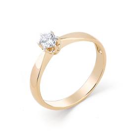 Золотое помолвочное кольцо Мастер Бриллиант с бриллиантом 01M1-106-985 01M1-106-985 фото