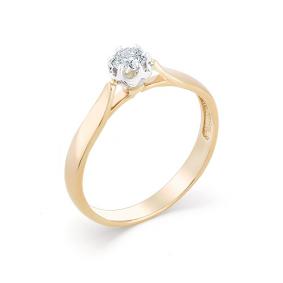 Золотое помолвочное кольцо Мастер Бриллиант с бриллиантом 01M1-106-993 01M1-106-993 фото