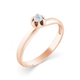 Золотое помолвочное кольцо Мастер Бриллиант с бриллиантом 01M1-107-041 01M1-107-041 фото