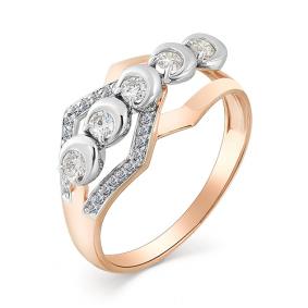 Золотое кольцо Мастер Бриллиант 01M1-107-079 с бриллиантом 01M1-107-079 фото