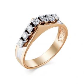 Золотое кольцо Мастер Бриллиант 01M1-107-104 с бриллиантом 01M1-107-104 фото