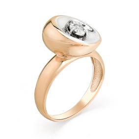 Золотое кольцо Мастер Бриллиант 01M1-107-110 с бриллиантом 01M1-107-110 фото