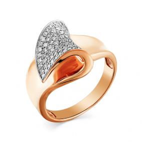 Золотое кольцо Мастер Бриллиант 01M1-107-142 с бриллиантом 01M1-107-142 фото