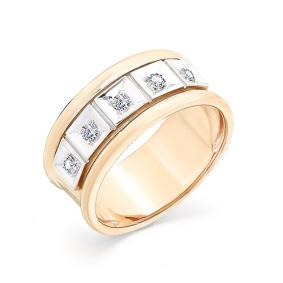 Золотое кольцо Мастер Бриллиант 01M1-107-149 с бриллиантом 01M1-107-149 фото