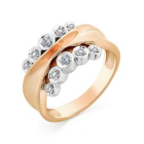 Золотое кольцо Мастер Бриллиант 01M1-107-199 с бриллиантом 01M1-107-199 фото