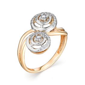 Золотое кольцо Мастер Бриллиант 01M1-107-218 с бриллиантом 01M1-107-218 фото