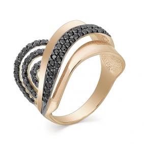 Золотое кольцо Мастер Бриллиант 01M1-107-226-48 с чёрным бриллиантом 01M1-107-226-48 фото