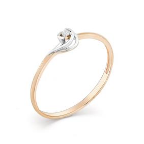 Золотое кольцо Мастер Бриллиант 01M1-107-238 с бриллиантом 01M1-107-238 фото