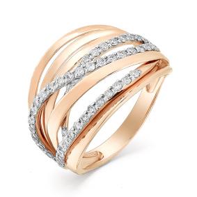 Золотое кольцо Мастер Бриллиант 01M1-107-286 с бриллиантом 01M1-107-286 фото