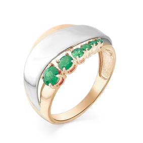 Золотое кольцо Мастер Бриллиант 01M1-107-290-01 с изумрудом 01M1-107-290-01 фото