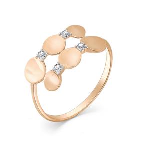 Золотое кольцо Мастер Бриллиант 01M1-107-295 с бриллиантом 01M1-107-295 фото