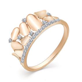 Золотое кольцо Мастер Бриллиант 01M1-107-296 с бриллиантом 01M1-107-296 фото