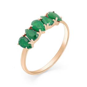 Золотое кольцо Мастер Бриллиант 01M1-107-322-01 с изумрудом 01M1-107-322-01 фото