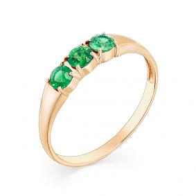 Золотое кольцо Мастер Бриллиант 01M1-107-323-01 с изумрудом 01M1-107-323-01 фото