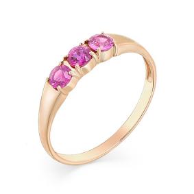 Золотое кольцо Мастер Бриллиант 01M1-107-323-03 с рубином 01M1-107-323-03 фото