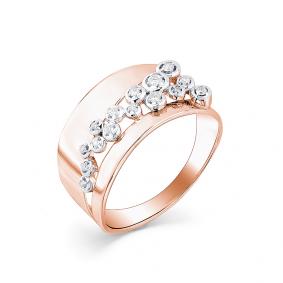 Золотое кольцо Мастер Бриллиант 01M1-107-324 с бриллиантом 01M1-107-324 фото