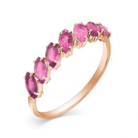 Золотое кольцо Мастер Бриллиант 01M1-107-330-03 с рубином 01M1-107-330-03 фото