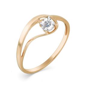 Золотое кольцо Мастер Бриллиант 01M1-107-356 с бриллиантом 01M1-107-356 фото