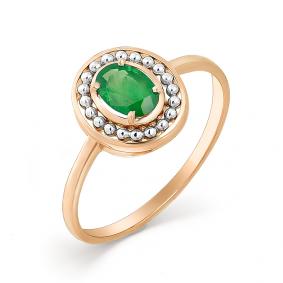 Золотое кольцо Мастер Бриллиант 01M1-107-362-01 с изумрудом 01M1-107-362-01 фото