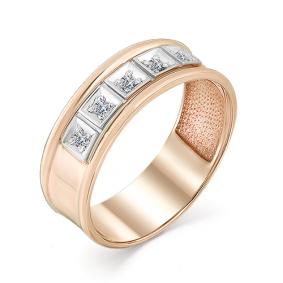 Золотое кольцо Мастер Бриллиант 01M1-107-420 с бриллиантом 01M1-107-420 фото