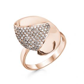 Золотое кольцо Мастер Бриллиант 01M1-107-716/1 с бриллиантом 01M1-107-716/1 фото