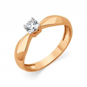 Золотое кольцо Мастер Бриллиант 01M1-107720-00-00 с бриллиантом 01M1-107720-00-00 фото